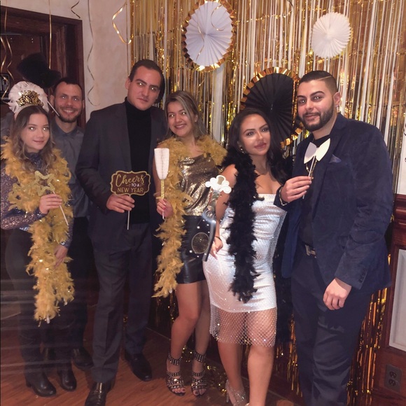 White mesh sparkly dress - Picture 3 of 4